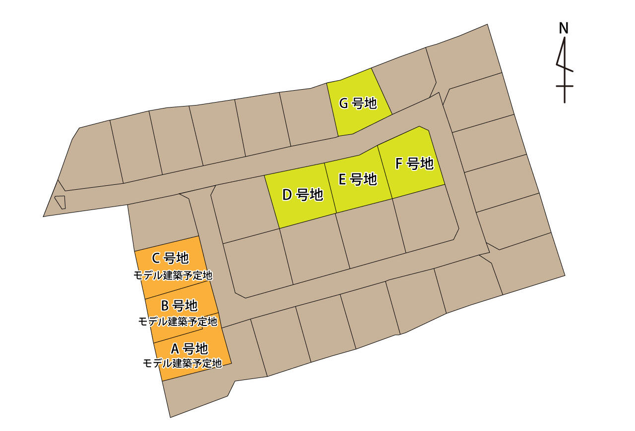 菊池市隈府新規分譲地全7区画